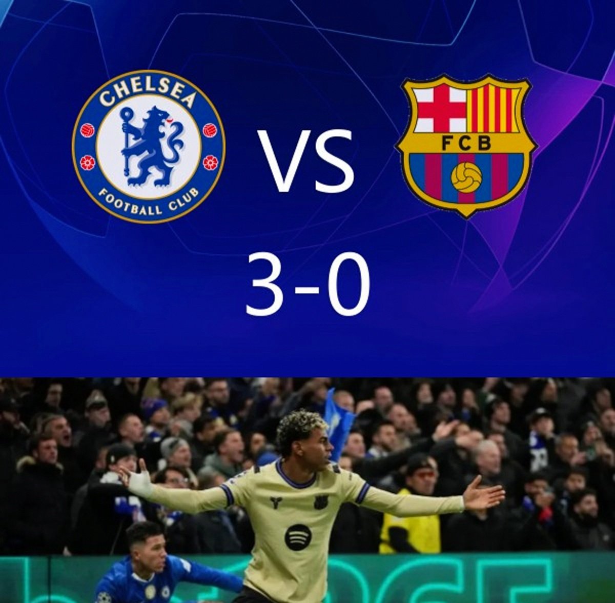 葡萄牙绝杀切尔西，梅西统治全场